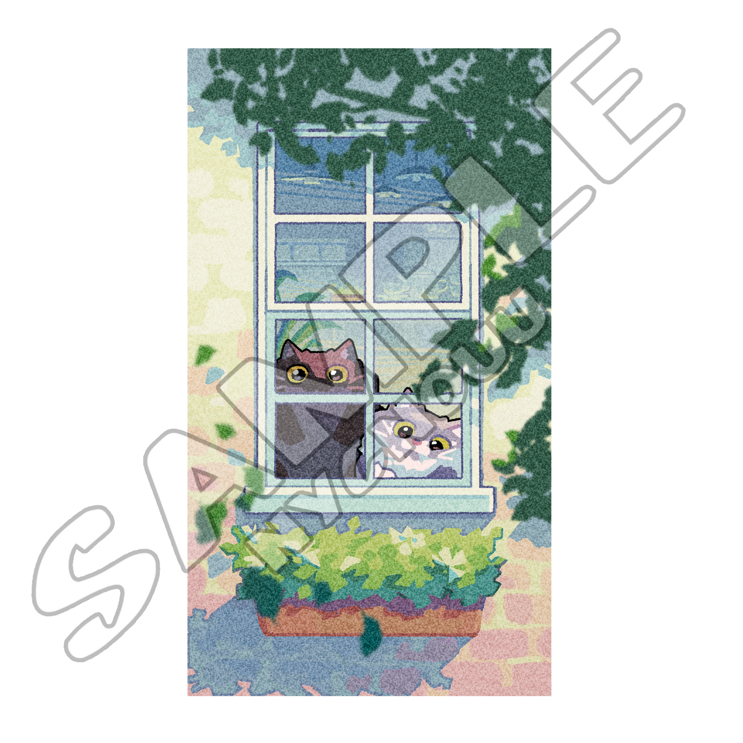 MOKI KIMO Digital Wallpaper : Indoor - Phone (V1)