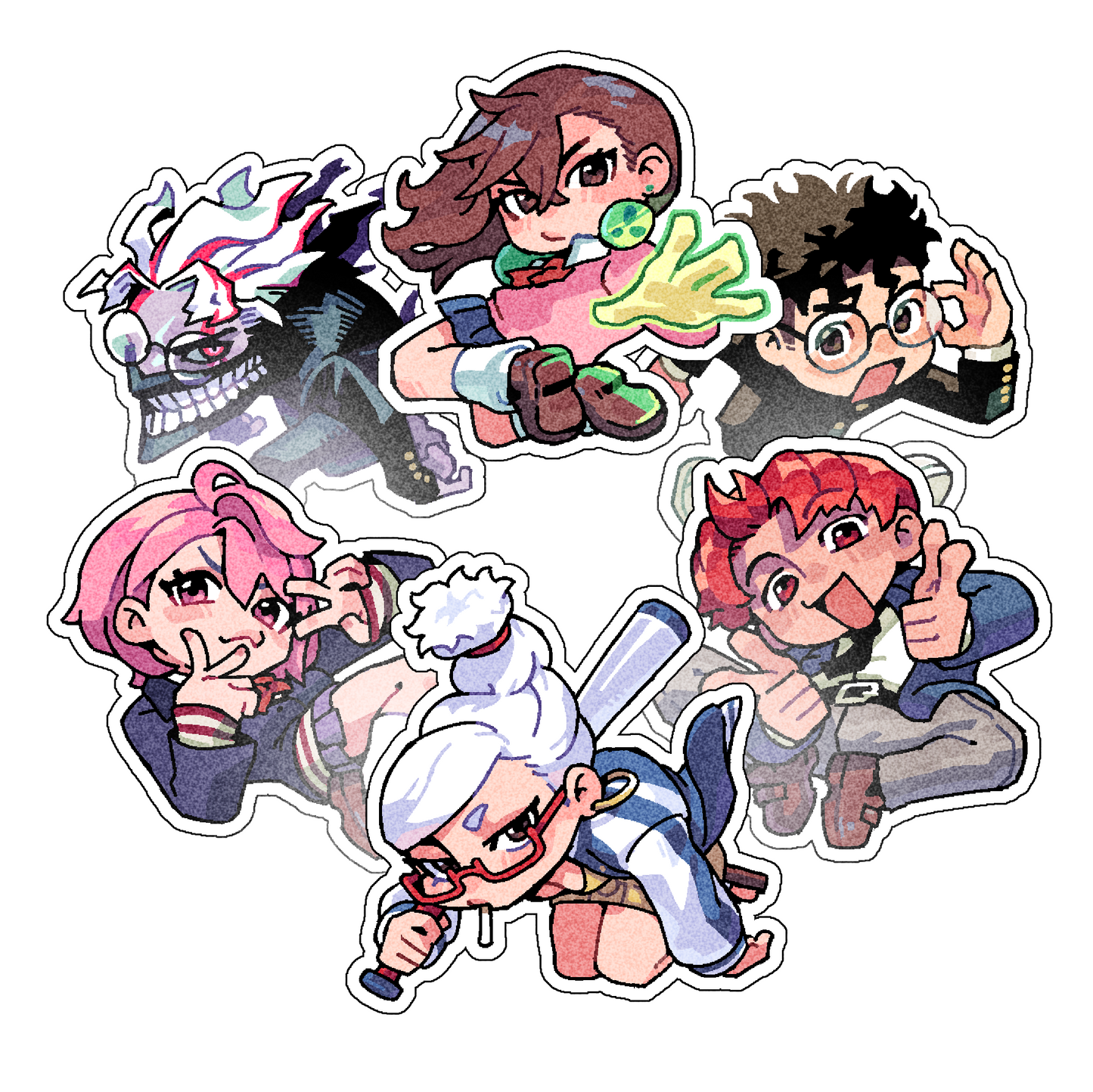 NYCNOUU DANDADAN Sticker Full Set