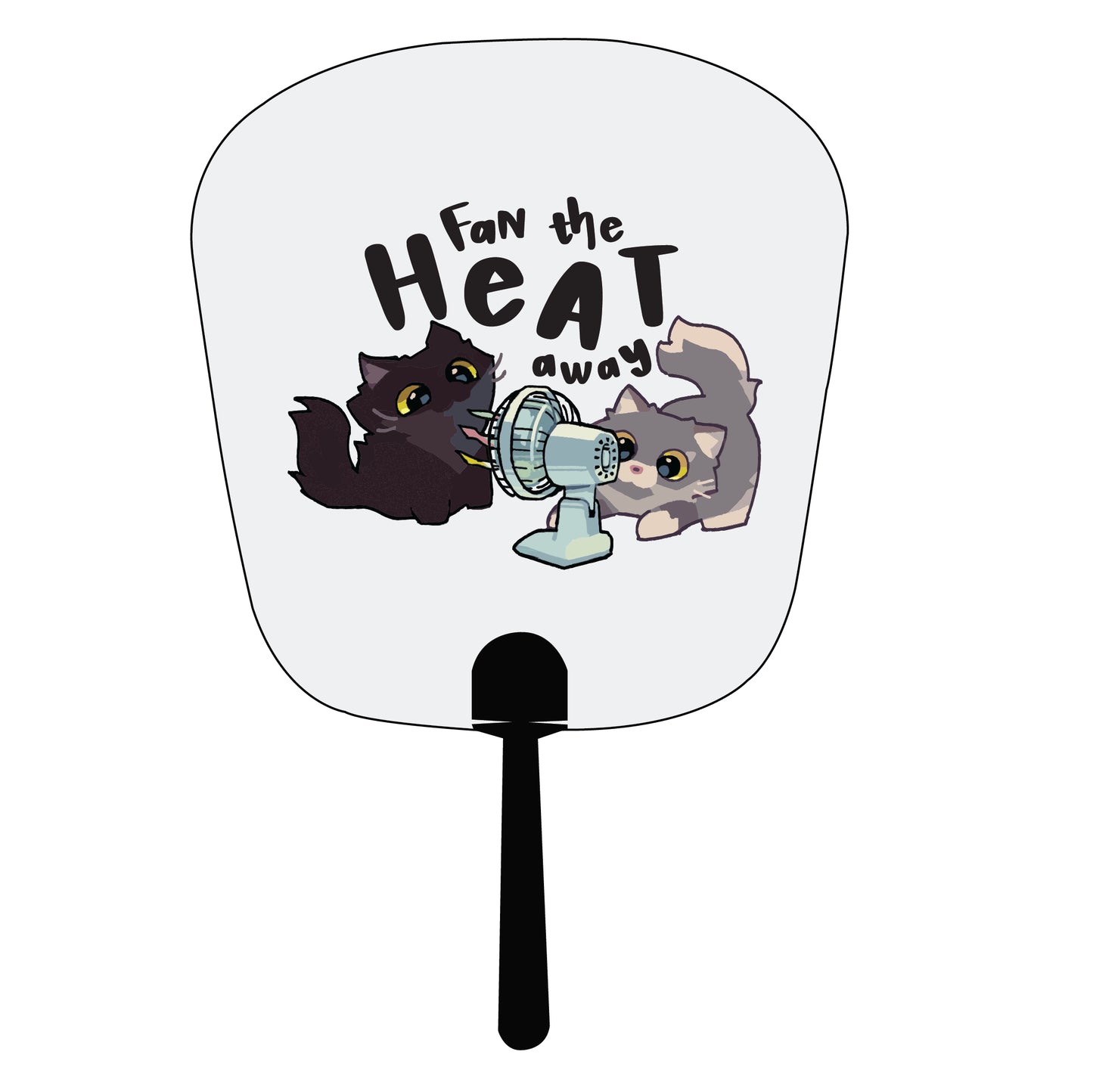 MOKI KIMO Plastic Hand Fan