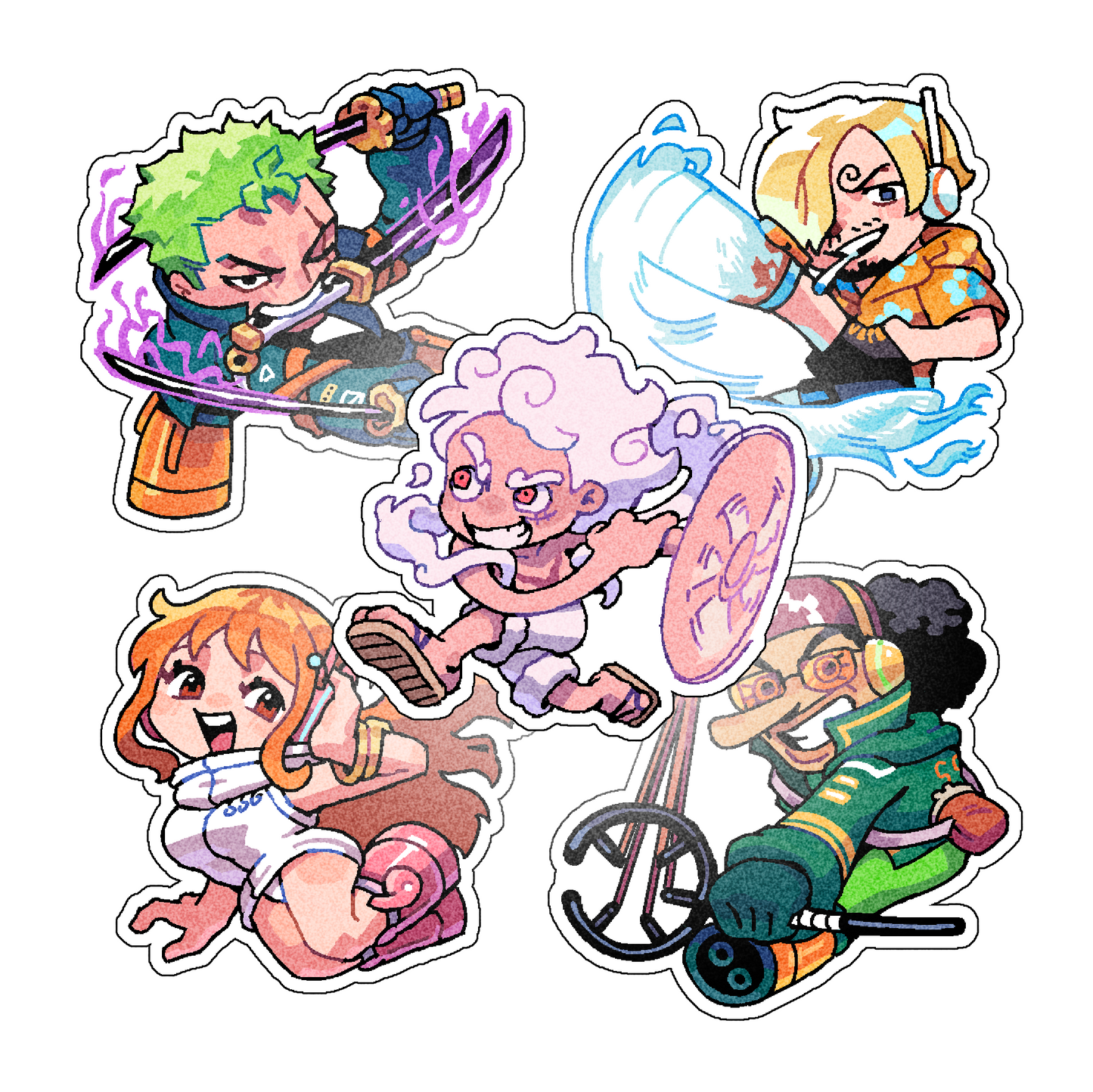 NYCNOUU ONE PIECE Sticker - Egghead Arc