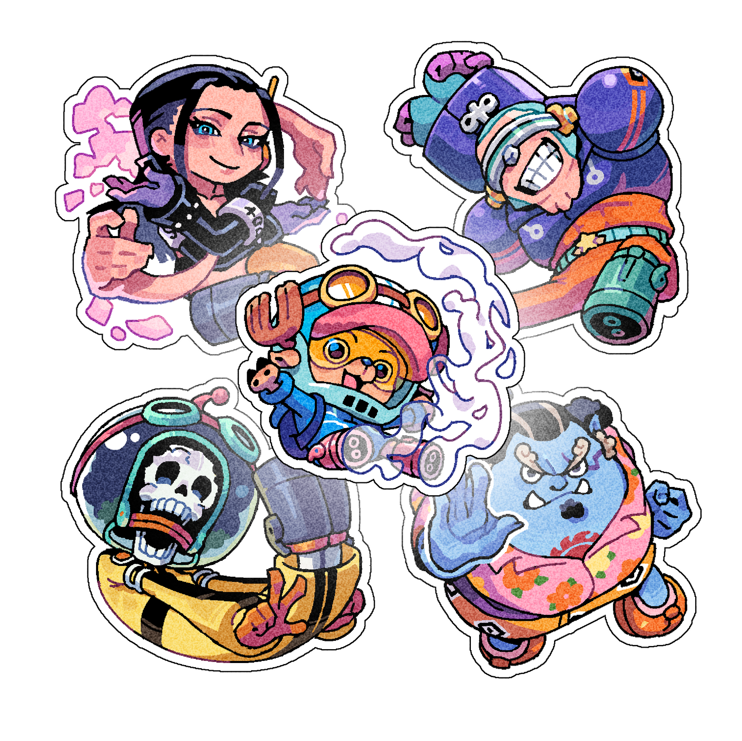 NYCNOUU ONE PIECE Sticker - Egghead Arc